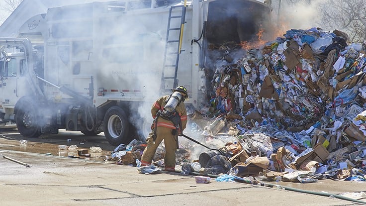 EREF survey aimed at understanding the frequency and cause of fires at waste, recycling facilities
